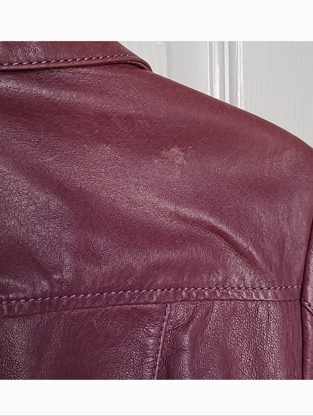 Danier - GENUINE Leather Purple Blazer Jacket - Fits XS to S - Picture 3 of 4